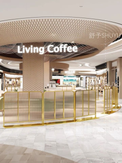 餐厅饭店矮隔断A044