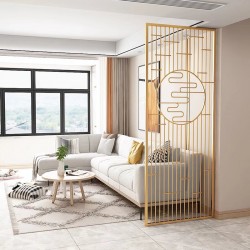 带装饰画屏风Z021