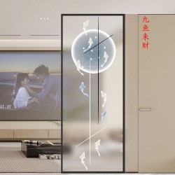 艺术玻璃屏风X023