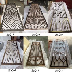 镂空金属屏风L107