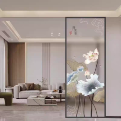 艺术玻璃屏风X144