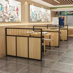 餐厅饭店矮隔断A182