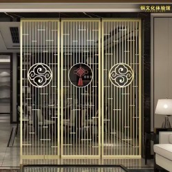  镂空金属屏风L137