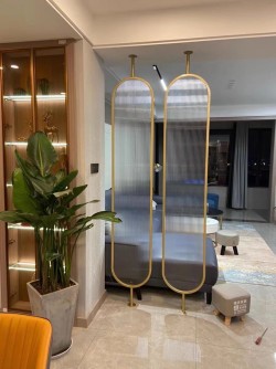 新款玻璃屏风X043