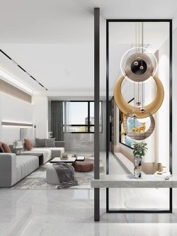 玻璃屏风组合款Y072