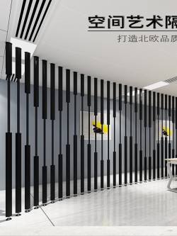 免打孔立柱屏风L021