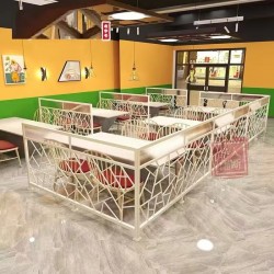 餐厅饭店矮隔断A166