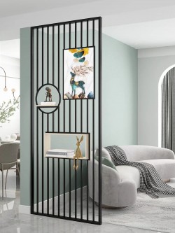 带置物板屏风W037