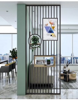 带置物板屏风W032