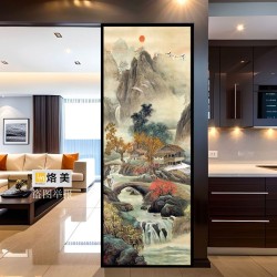 艺术玻璃屏风X111