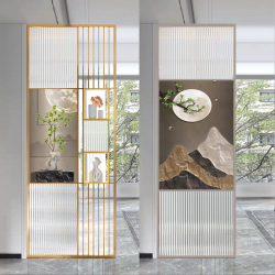 艺术玻璃屏风X082