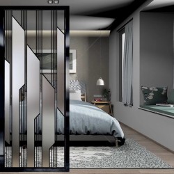 新款玻璃屏风X014