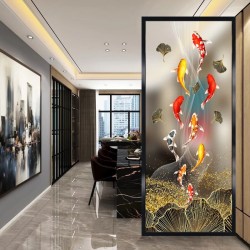 艺术玻璃屏风Y003