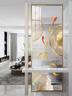 玻璃屏风组合款Y073