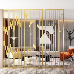 镂空金属屏风L083