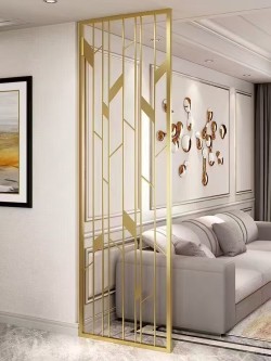  镂空金属屏风L147