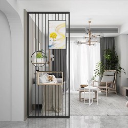 带置物板屏风W025