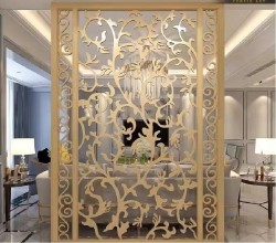  镂空金属屏风L158