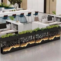 餐厅饭店矮隔断A124