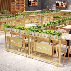 餐厅饭店矮隔断A010