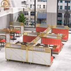 餐厅饭店矮隔断A105