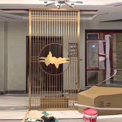 镂空金属屏风L025