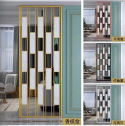 多层实木板隔断S027