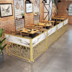 餐厅饭店矮隔断A057