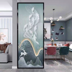艺术玻璃屏风X029