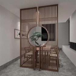 镂空金属屏风L063