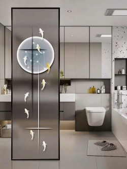 艺术玻璃屏风Y120