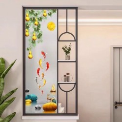 半截短款屏风D154