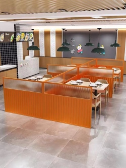 餐厅饭店矮隔断A024