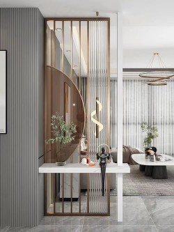 镂空金属屏风L004