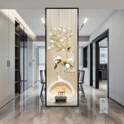艺术玻璃屏风Y059