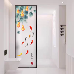 艺术玻璃屏风X032