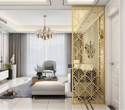 镂空金属屏风L121