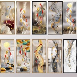 艺术玻璃屏风X001