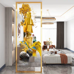 艺术玻璃屏风X054