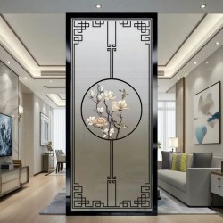 艺术玻璃屏风Y164