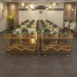 餐厅饭店矮隔断A128