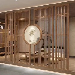 镂空金属屏风L066