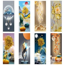 艺术玻璃屏风X016