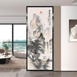 艺术玻璃屏风X102