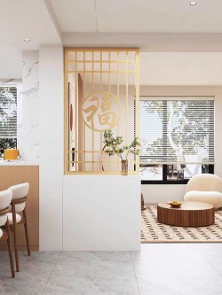 半截短款屏风D144