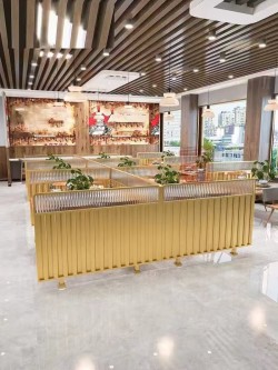 餐厅饭店矮隔断A149