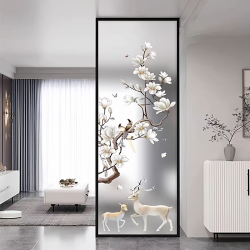 艺术玻璃屏风X076