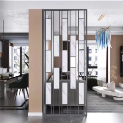 多层实木板隔断S025