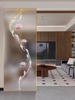 艺术玻璃屏风X033