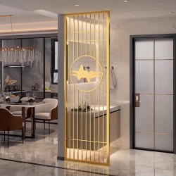 带装饰画屏风Z023